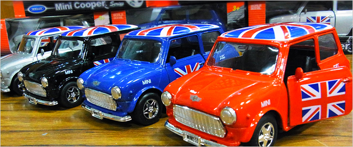 英国雑貨　WELLY　Mini Cooper  モデルカー